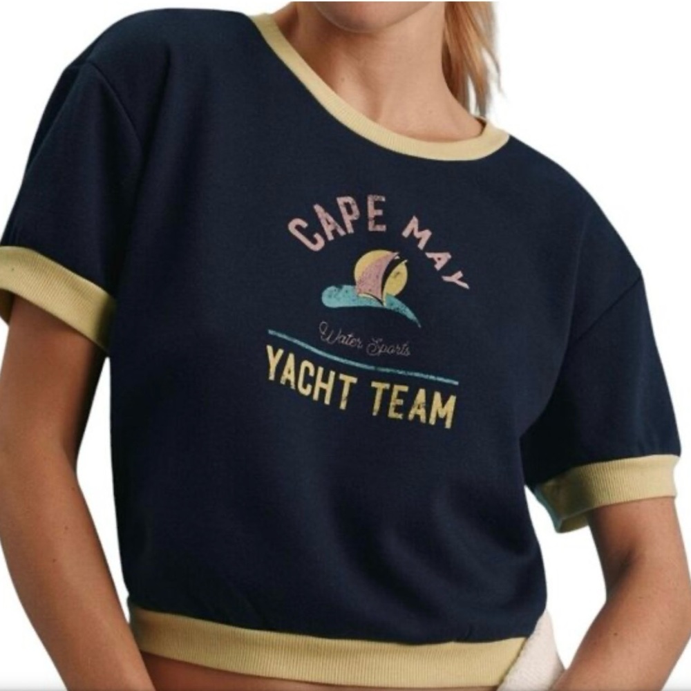 Daily Practice Baby Tee Cape May Cropped XL